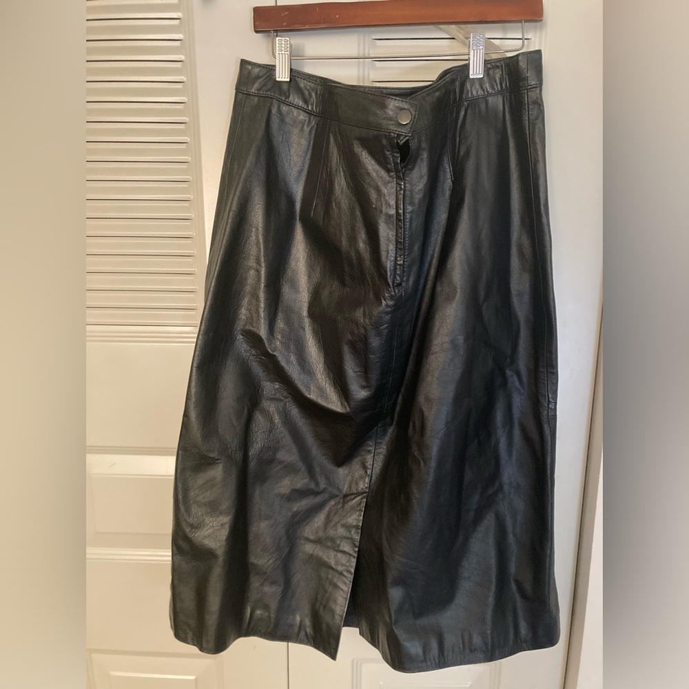 Leather Skirt - NWOT - Picture 4 of 8